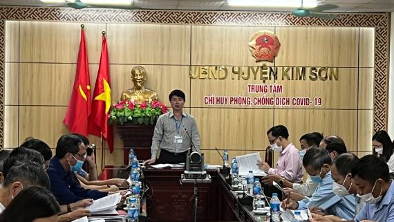 Ban đại diện NHCSXH huyện Kim Sơn tổ chức Hội nghị đánh giá kết quả hoạt động 9 tháng đầu năm, phương hướng nhiệm vụ 3 tháng cuối năm 2021