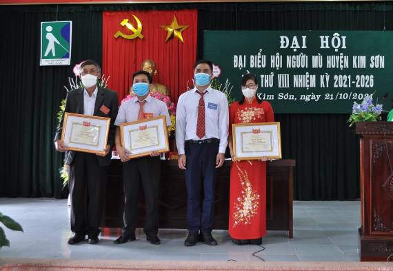 Đại hội đại biểu người mù huyện Kim Sơn lần thứ VIII, nhiệm kỳ 2021-2026