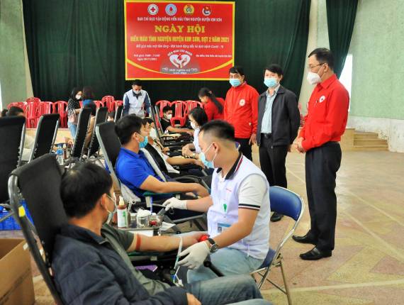 Kim Sơn tổ chức Ngày hội hiến máu tình nguyện đợt 2 năm 2021