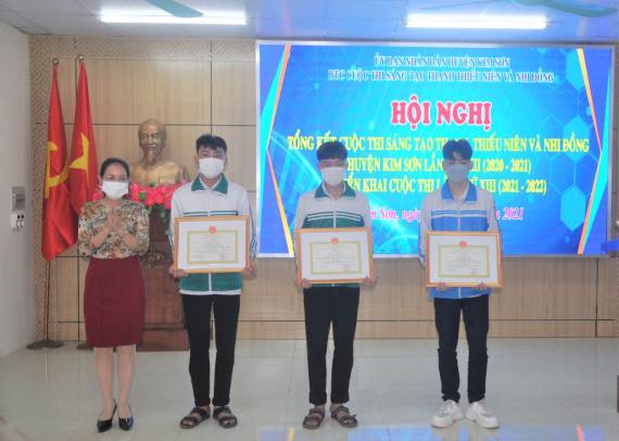 Tổng kết Cuộc thi Sáng tạo Thanh, Thiếu niên và Nhi đồng huyện Kim Sơn