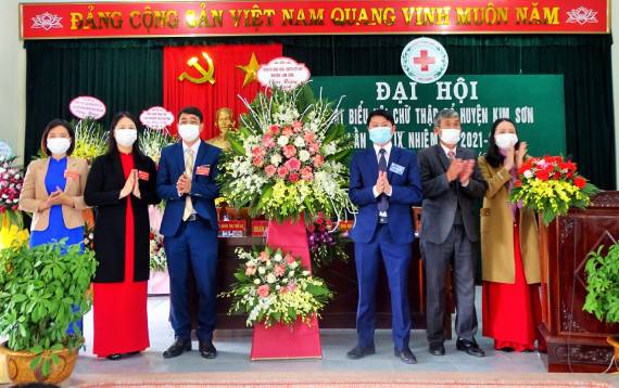Chữ thập đỏ huyện Kim Sơn tổ chức Đại hội lần thứ IX