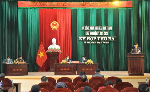 Kỳ họp thứ 3 HĐND xã Tân Thành