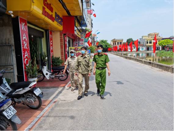 Công an Kim Sơn đảm bảo an ninh trật tự cho cuộc bầu cử