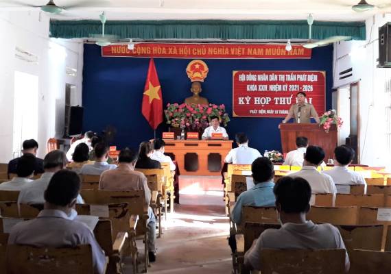 HĐND Thị trấn Phát Diệm tổ chức kỳ họp thứ Hai, nhiệm kỳ 2021 – 2026