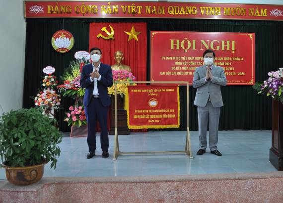 Uỷ ban MTTTQ Việt Nam huyện tổng kết công tác Mặt trận năm 2021