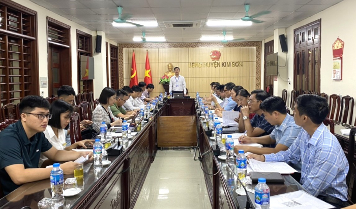 Thẩm tra, đánh giá kết quả xếp hạng mức độ chuyển đổi số của huyện Kim Sơn năm 2022