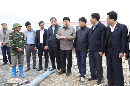 Lãnh đạo UBND tỉnh kiểm tra tình hình sản xuất tại huyện Yên Khánh và Kim Sơn