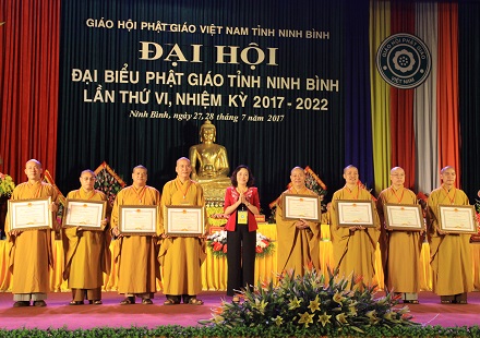 Đại hội đại biểu Phật giáo tỉnh Ninh Bình lần thứ VI, nhiệm kỳ 2017- 2022