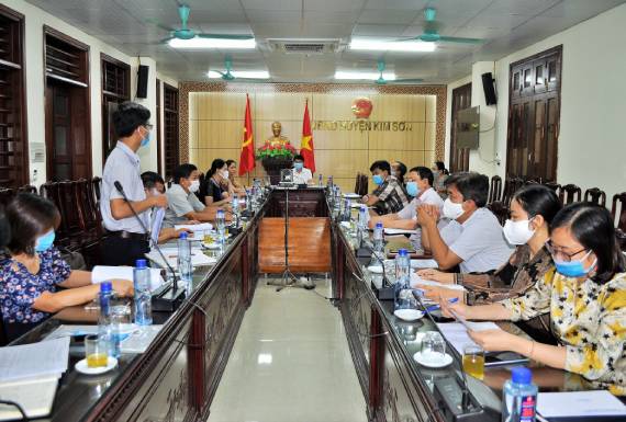 Họp Ban chỉ đạo các kỳ thi năm 2021 huyện Kim Sơn
