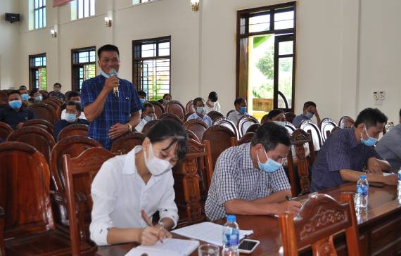 Đại biểu HĐND tỉnh đơn vị bầu cử số 13,14 tiếp xúc với cử tri 3 xã Hồi Ninh, Chất Bình, Xuân Chính