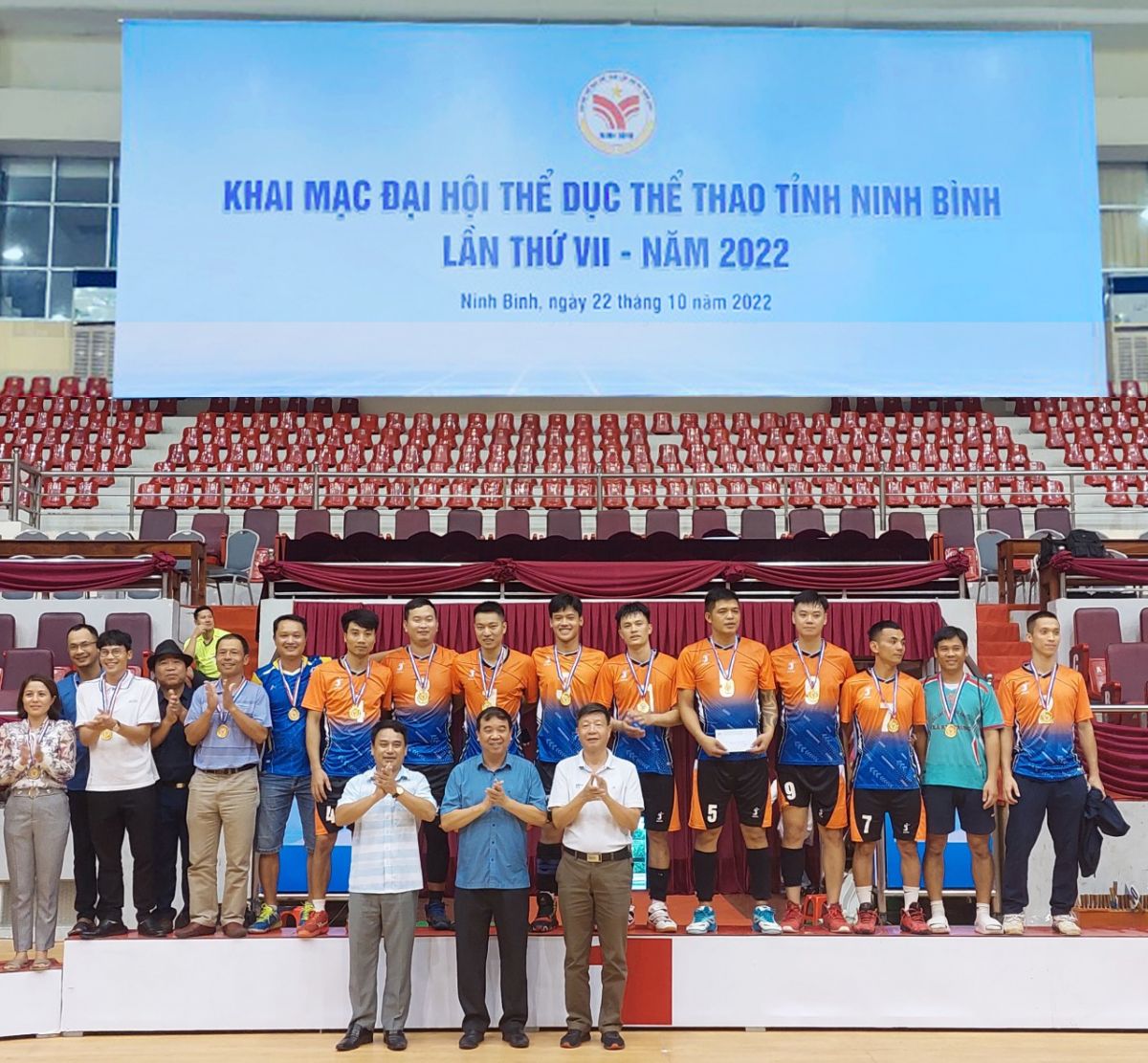 Huyện Kim Sơn giành HCV môn bóng chuyền Đại hội TDTT tỉnh Ninh Bình lần thứ VII – năm 2022