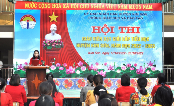 Khai mạc Hội thi giáo viên dạy giỏi cấp Tiểu học huyện Kim Sơn