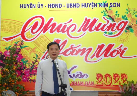 Lời chúc tết của đồng chí Chủ tịch UBND huyện Kim Sơn