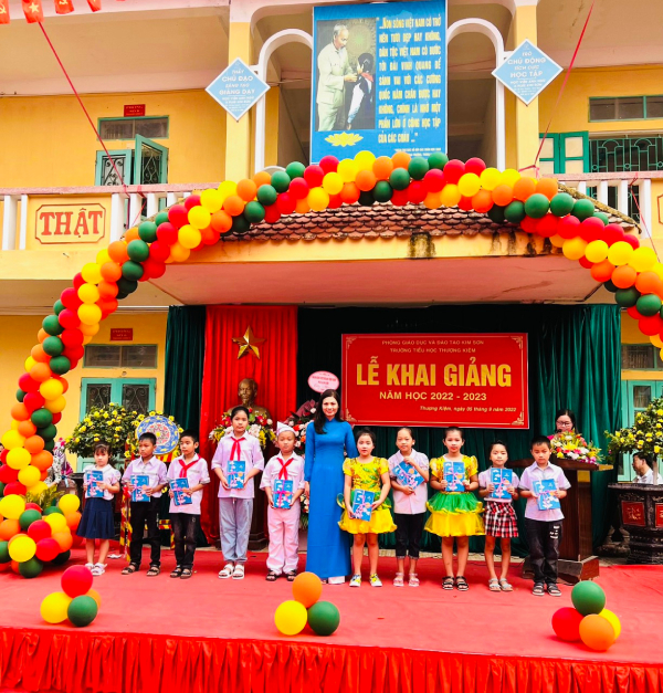 Trường Tiểu học Thượng Kiệm khai giảng năm học mới 2022-2023