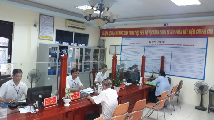 Thị trấn Phát Diệm làm tốt công tác cải cách hành chính.