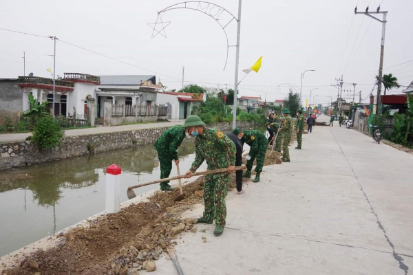 Đồn Biên phòng Kim Sơn tăng cường mối đoàn kết, gắn bó quân dân