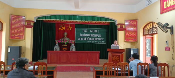 Bồi dưỡng kiến thức pháp luật, trợ giúp pháp lý tại huyện Kim Sơn