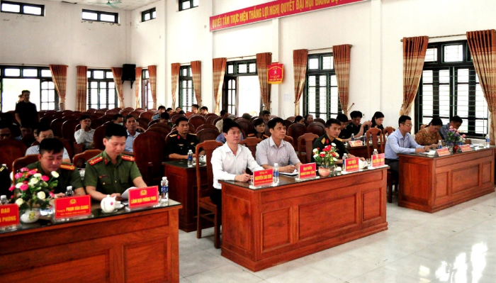 Xã Kim Hải tổng kết 10 năm thực hiện chương trình phối hợp giữa Công an với UBMTTQ và các thành viên