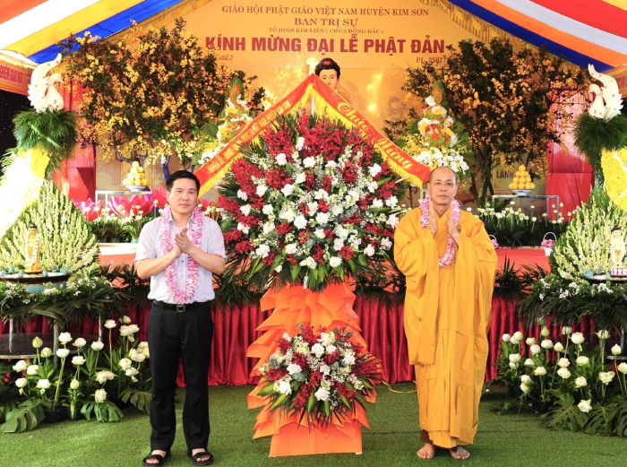 Ban trị sự Giáo hội Phật giáo Việt Nam huyện Kim Sơn tổ chức Đại lễ Phật đản
