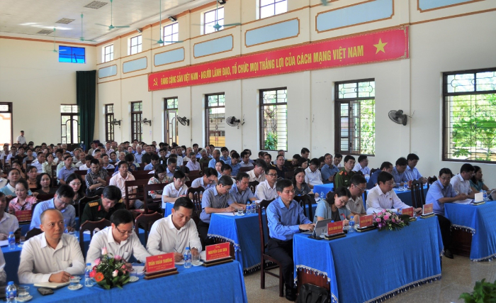 Đoàn Đại biểu Quốc hội tỉnh tiếp xúc cử tri xã Kim Mỹ và Cồn Thoi