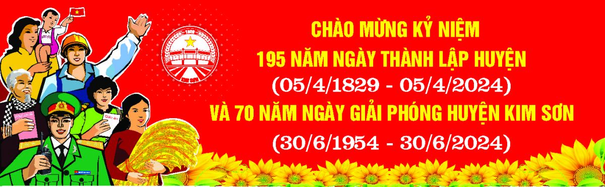 Tuyên truyền kỷ niệm 195 năm thành lập huyện, 70 năm giải phóng huyện Kim Sơn