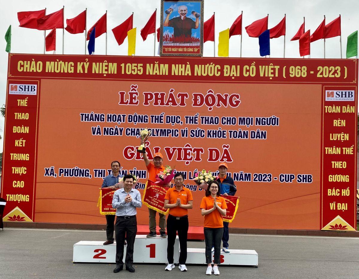 Kim Sơn giành giải Nhì toàn đoàn Giải Việt dã xã, phường, thị trấn  tỉnh Ninh Bình lần thứ VII - Cúp SHB
